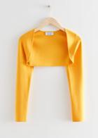 Other Stories Fitted Bolero - Yellow