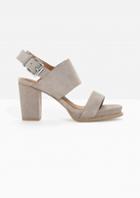 Other Stories Buckled Suede Sandals