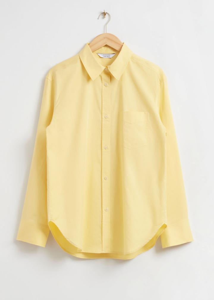 Other Stories Relaxed Fit Shirt - Yellow