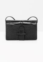 Other Stories Tab Detail Croco Crossbody