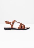 Other Stories Studded Gladiator Sandal - Orange