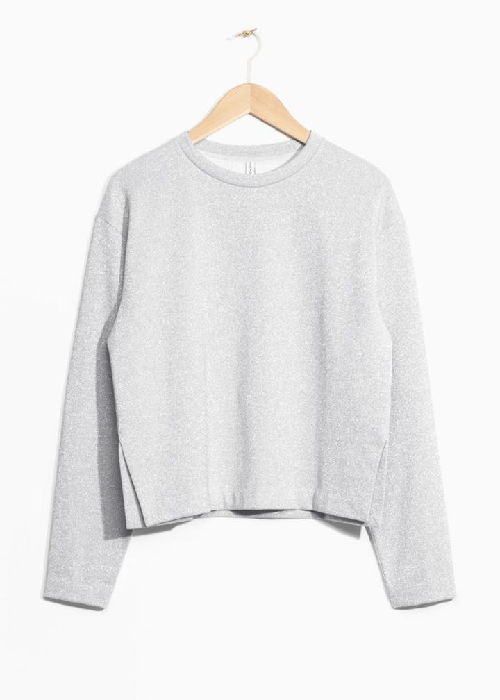 Other Stories Disco Sweater - Grey
