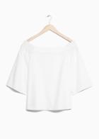 Other Stories Off Shoulder Blouse - White
