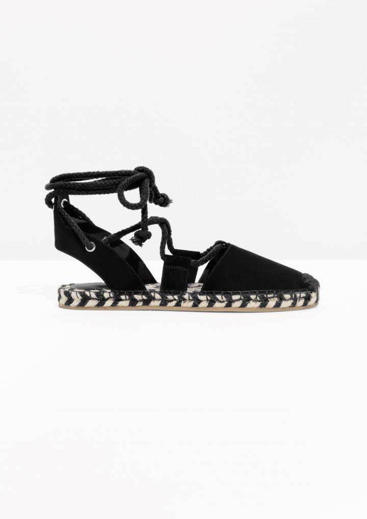Other Stories Suede Rope Espadrilles