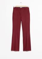 Other Stories Crease Wool Trousers
