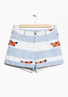 Other Stories Flower Embroidery Shorts