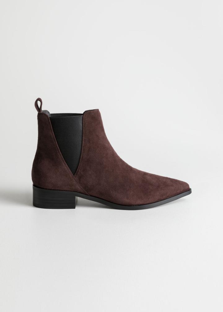 Other Stories Chelsea Boots - Red