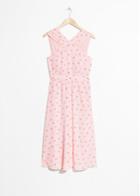Other Stories Cross Front Dress - Pink