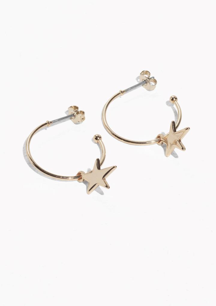 Other Stories Starlet Hoop Earrings