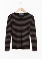 Other Stories Sparkling Stripes Sweater