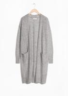 Other Stories Long Mohair & Wool Knit - Grey