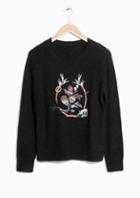 Other Stories Embroidery Mohair Sweater