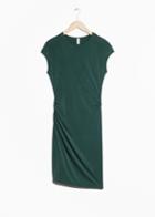 Other Stories Cupro Dress - Green
