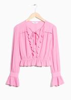 Other Stories Ruffled Blouse