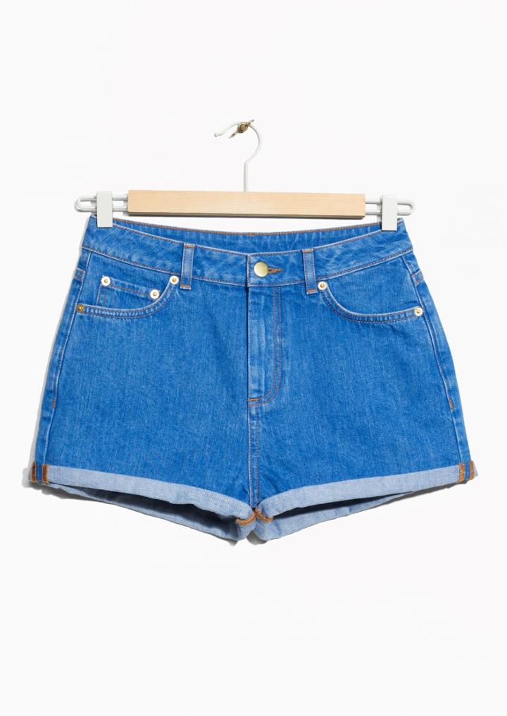 Other Stories Denim Mini Shorts