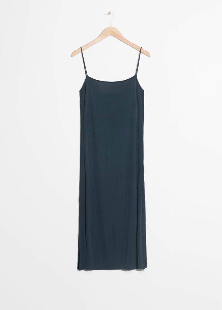 Other Stories Straight Fit Dress - Blue