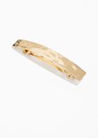Other Stories Hammered Finish Hair Clip - Gold