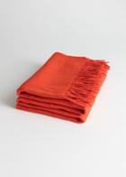 Other Stories Oversized Wool Scarf - Orange