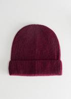 Other Stories Soft Knit Beanie - Red