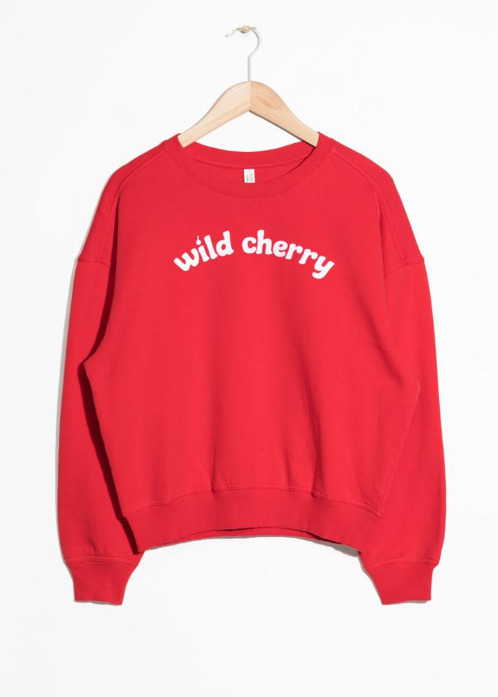 Other Stories Wild Cherry Pullover - Red