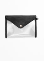 Other Stories A6 Leather & Transparent Purse - Black