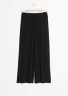Other Stories Crepe Fabric Trousers