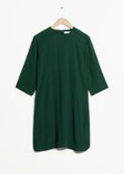 Other Stories Crepe Dress - Green