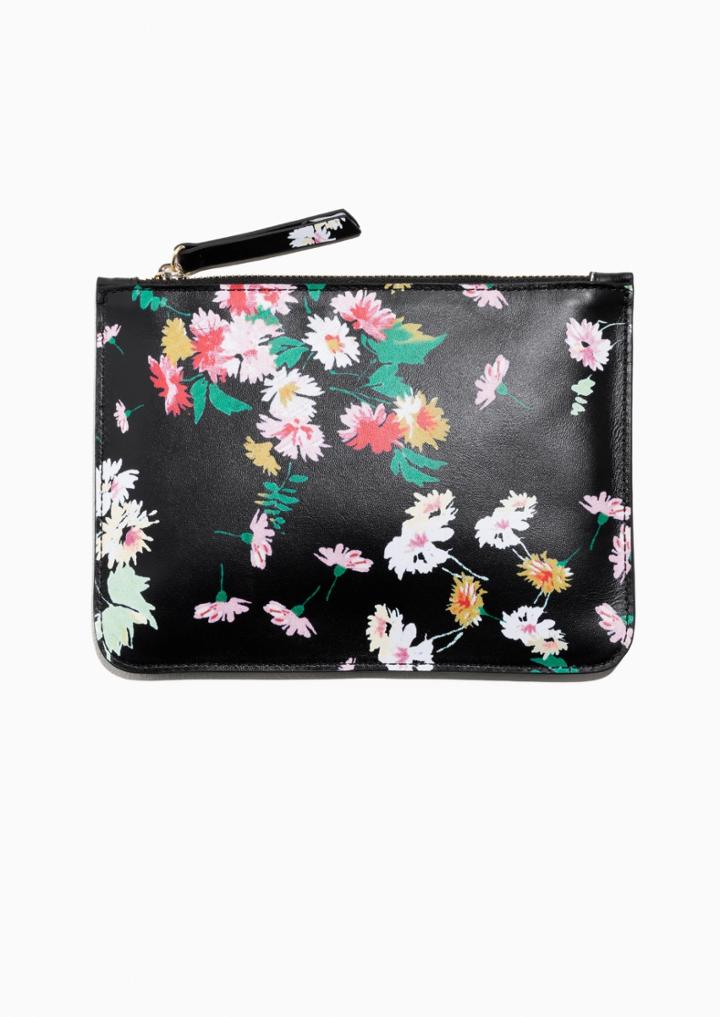 Other Stories Floral Leather Purse