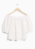 Other Stories Embroidery Top - White