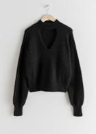 Other Stories Turtleneck Sweater - Black