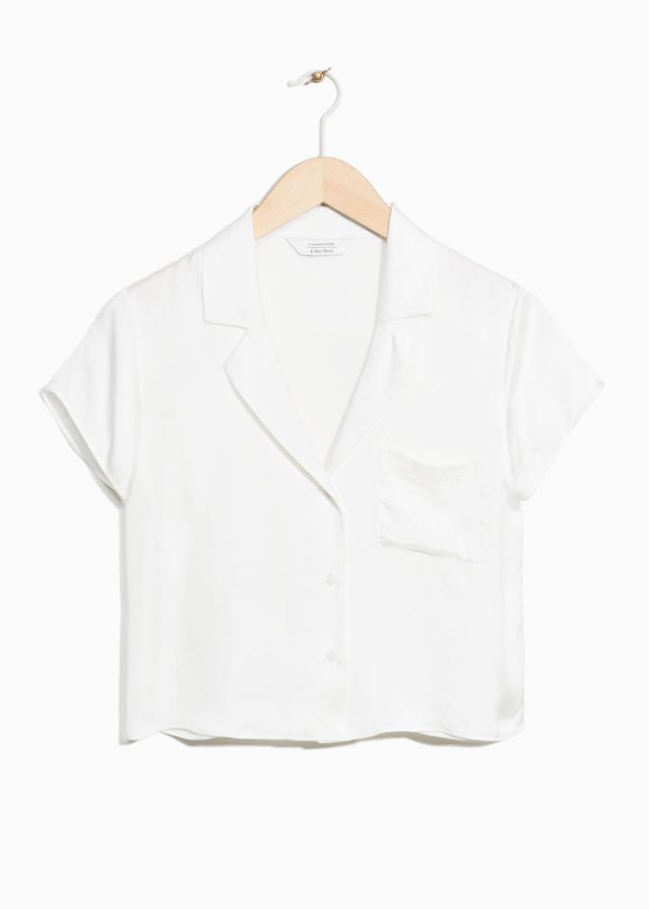 Other Stories Relaxed Fit Retro Shirt - White