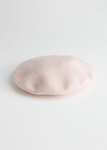 Other Stories Wool Beret - Pink