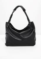 Other Stories Double Strap Leather Hobo Bag
