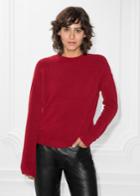 Other Stories Cotton Blend Sweater - Red