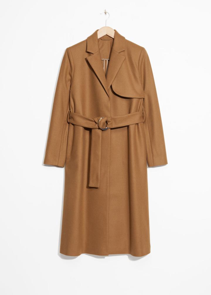 Other Stories Belted Coat - Beige