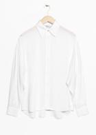 Other Stories Large Collar Shirt - White