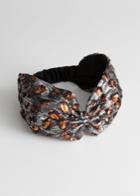 Other Stories Sequin Hairband - Grey