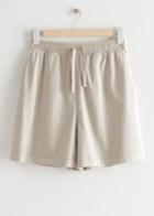 Other Stories Relaxed Drawstring Shorts - Brown