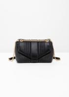 Other Stories Curved Chain Handbag - Black
