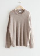 Other Stories Oversized Knit Sweater - Rust