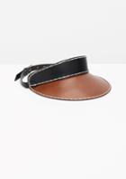 Other Stories Leather Visor