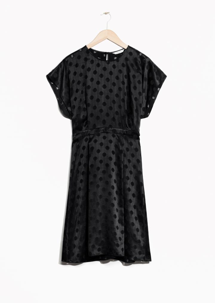 Other Stories Glossy Dots Dress