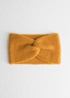 Other Stories Twist Headband In Mohair Blend - Yellow