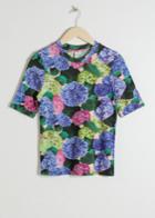 Other Stories Graphic Animal Paris T-shirt - Blue