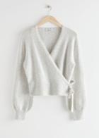 Other Stories Wrap Cardigan - Beige