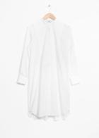 Other Stories Long Tuxedo Shirt - White
