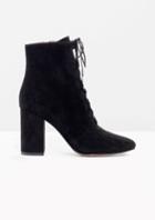 Other Stories Suede Lace Up Boots