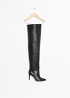 Other Stories High Shaft Leather Boots - Black