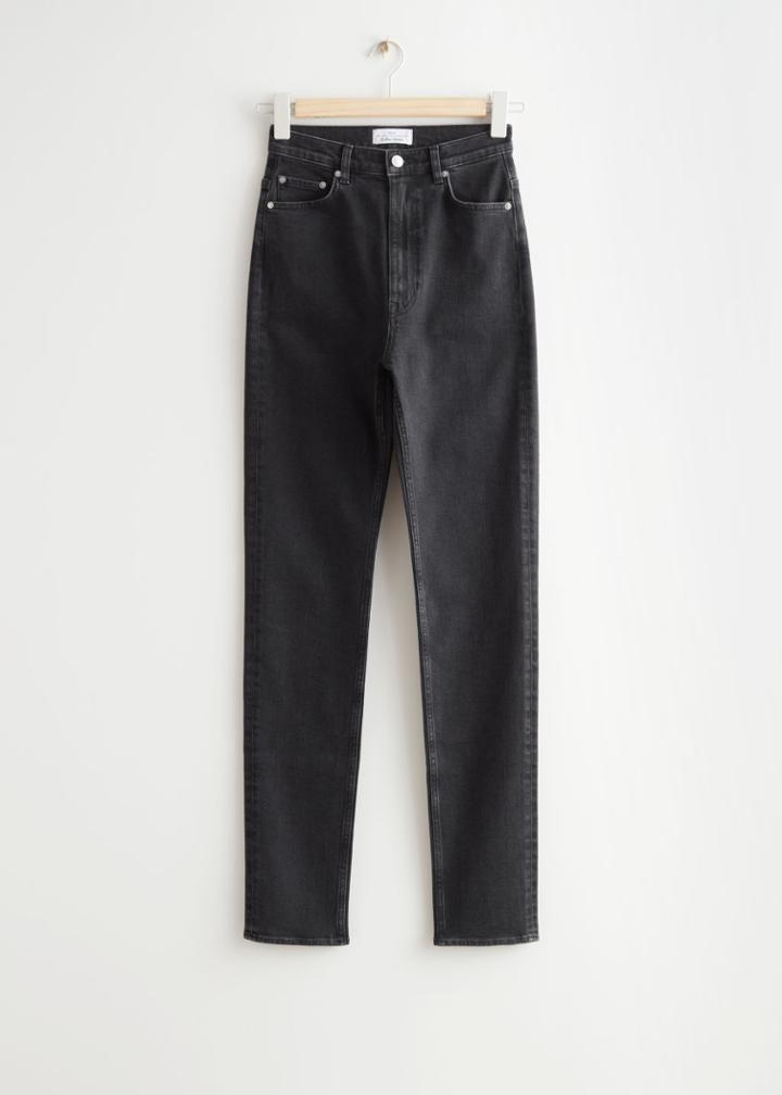 Other Stories Muse Cut Jeans - Black