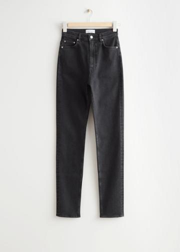 Other Stories Muse Cut Jeans - Black